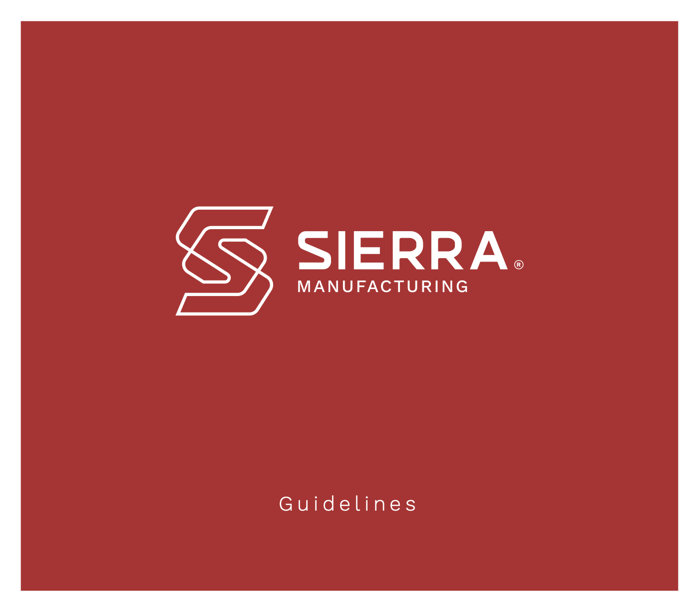Sierra Manufacturing brand guidelines