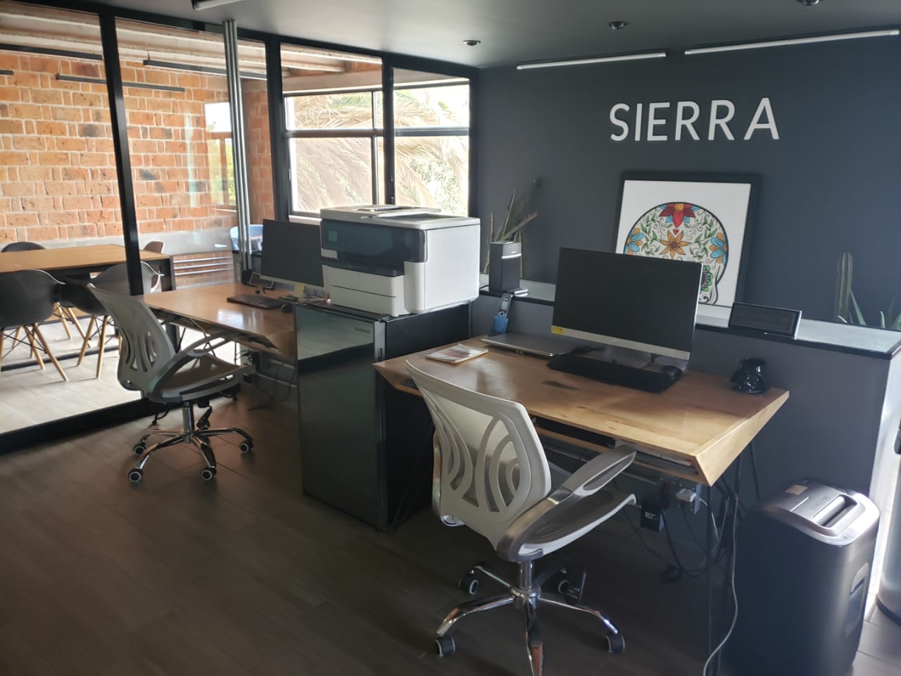 Administrative office after remodel