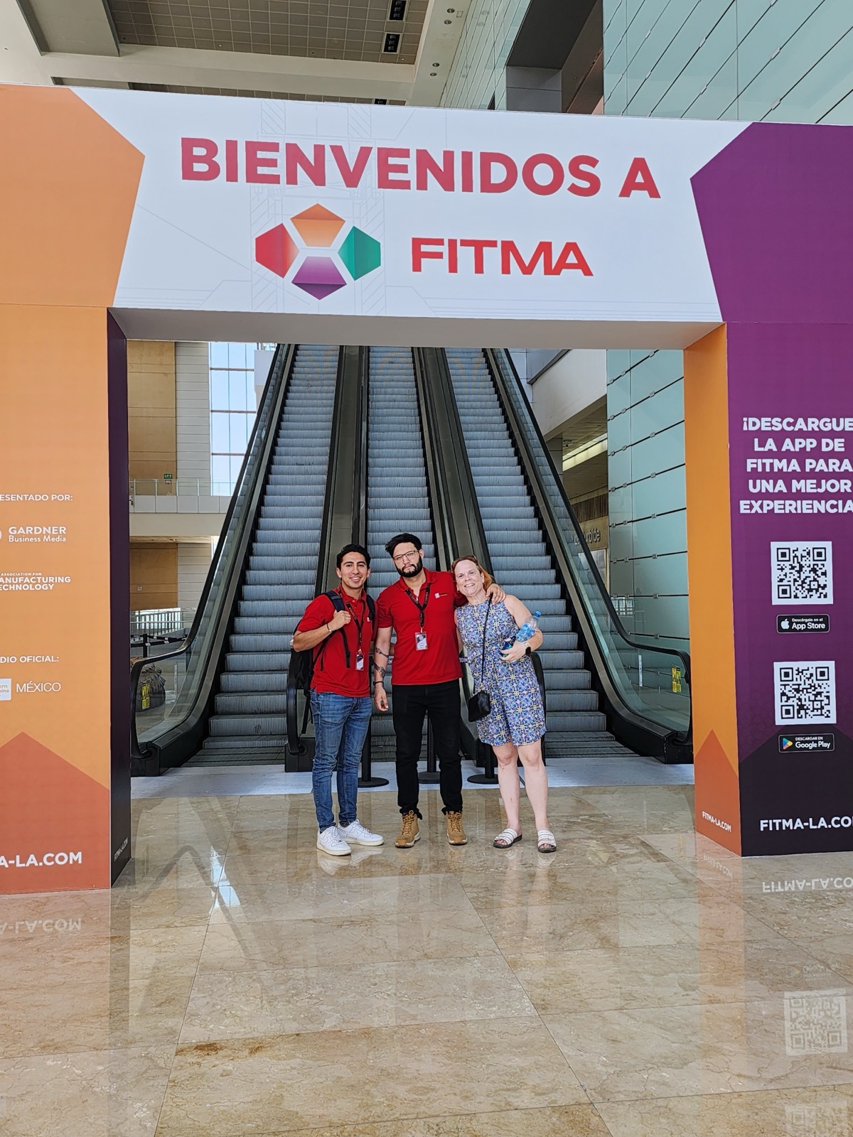 Sierra team at the FITMA manufacturing trade show